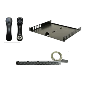 Shoretel Accessories, Handsets, Trays, and Patch panels